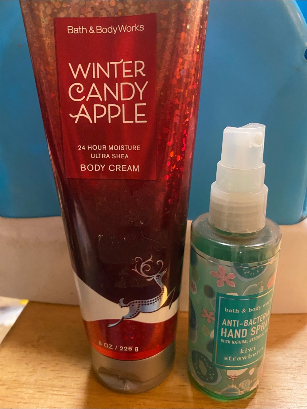 Bath & Body Works Winter Candy Apple Body Cream Bundle HABA Moisturizing